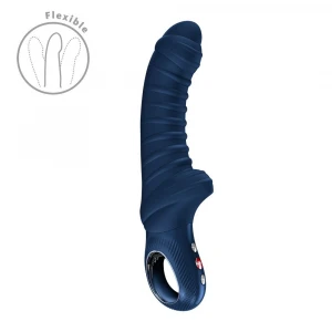 Вібратор для точки G Fun Factory TIGER Nightblue, ребристий, підходить для анальної стимуляції