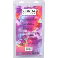 Фаллоимитатор Doc Johnson Crystal Jellies - 7 Inch Realistic Cock with Balls - Teal — Просмотреть изображение 5
