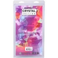 Фалоімітатор Doc Johnson Crystal Jellies - 7 Inch Realistic Cock with Balls - Teal — Просмотреть изображение 5