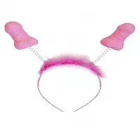 Обідок з антенами-пенісами Diverty Sex Pink — Переглянути зображення 1