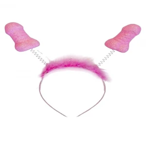 Обідок з антенами-пенісами Diverty Sex Pink