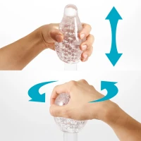 Мастурбатор Tenga Geo Coral Clear, новий матеріал, об’ємні зірки — фото 5