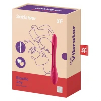 Універсальний гнучкий вібратор для пар Satisfyer Elastic Joy Red — Просмотреть изображение 6