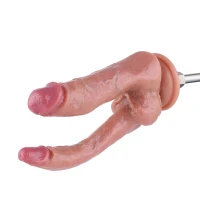 Подвійний фалоімітатор для секс-машин Hismith Double Penetrator, 9.25″ (м'яте паковання!!!) — Переглянути зображення 11