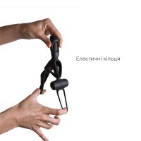 Насадка на член з вібрацією Adrien Lastic Spartacus R, з кільцем для мошонки — Переглянути зображення 4