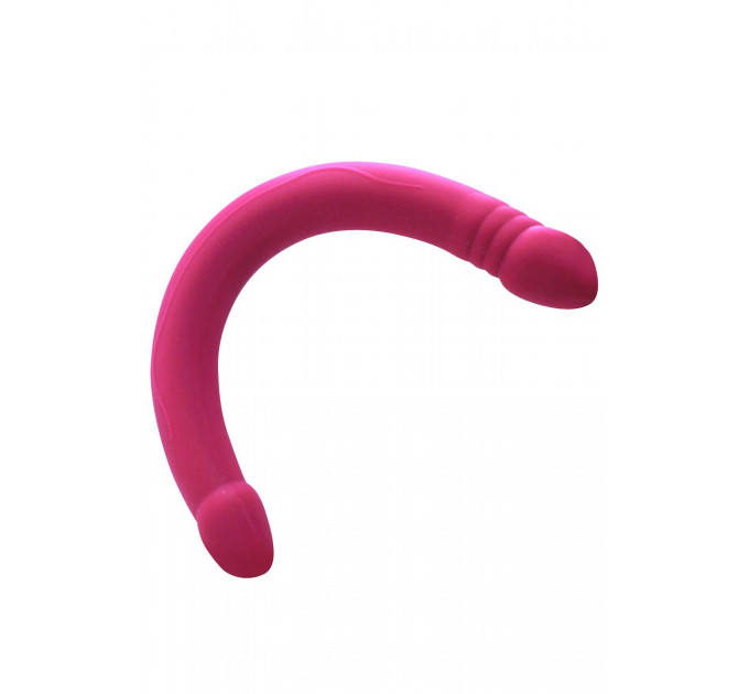 Фалоімітатор двосторонній Dorcel Real Double Do Magenta, діаметр 4 см, довжина 42 см