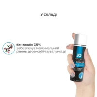 Пролонгувальний спрей JO Prolonger Spray with Benzocaine (60 мл) не містить мінеральних масел — Переглянути зображення 4