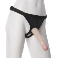 Трусики зі страпоном Doc Johnson Vac-U-Lock 8 Inch Classic Dong Ultra Harness, ПВХ, діаметр 3,8см