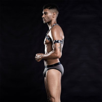 Мужской эротический костюм с портупеей &quot;Дикий Джеймс&quot; One Size — Просмотреть изображение 3