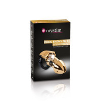 Клітка для члена з електростимуляцією Mystim Pubic Enemy No 1 - Gold Edition — Просмотреть изображение 10
