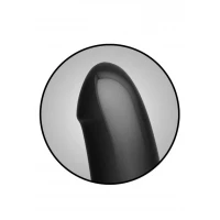 Анальний плаг з ділдо Doc Johnson Kink - Dual Density SECONDSKYN Fuck Plug - Black — Переглянути зображення 3