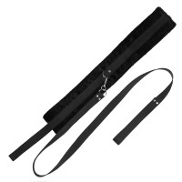 Набір нашийник з повідцем та маска Art of Sex – Soft Touch Light, чорний — Переглянути зображення 9