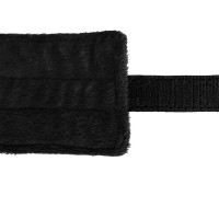 Набір нашийник з повідцем та маска Art of Sex – Soft Touch Light, чорний — Переглянути зображення 8