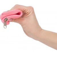 Сумка для зберігання секс-іграшок PowerBullet - Silicone Storage Zippered Bag Pink — Просмотреть изображение 3