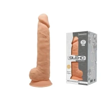 Фалоімітатор реалістичний SilexD Arnold Flesh (MODEL 5 size 10in), двошаровий, силікон+Silexpan — Просмотреть изображение 3