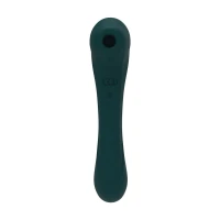 Вібратор та вакуумний кліторальний стимулятор 2-в-1 Alive Quiver Teal оновлена ​​модель — Просмотреть изображение 2