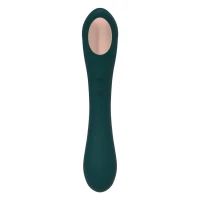 Вібратор та вакуумний кліторальний стимулятор 2-в-1 Alive Quiver Teal оновлена ​​модель — Просмотреть изображение 3