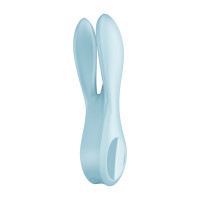 Клиторальный вибратор Satisfyer Threesome 1 Light Blue с тремя гибкими пальчиками