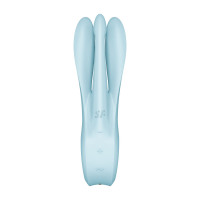 Клиторальный вибратор Satisfyer Threesome 1 Light Blue с тремя гибкими пальчиками