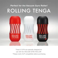 Автоматичний мастурбатор Tenga VACUUM GYRO ROLLER SET, ротація та вакуум, сумісний з Tenga Cup — Переглянути зображення 7