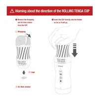 Автоматичний мастурбатор Tenga VACUUM GYRO ROLLER SET, ротація та вакуум, сумісний з Tenga Cup — Переглянути зображення 6