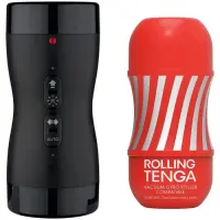 Автоматичний мастурбатор Tenga VACUUM GYRO ROLLER SET, ротація та вакуум, сумісний з Tenga Cup — Переглянути зображення 2