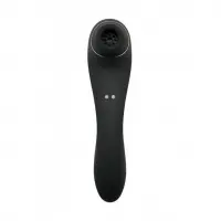 Вакуумний стимулятор з вібрацією Wooomy Smoooch Black Clitoral Suction &amp; Vibration — Переглянути зображення 2