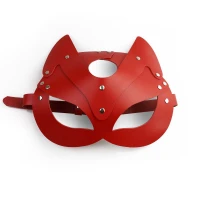 Маска Кішечки Art of Sex - Cat Mask, Червоний — Переглянути зображення 1