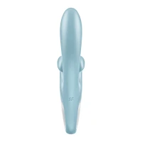 Вібратор-кролик Satisfyer Touch Me Blue, подвійний відросток, 3 потужні мотори — Просмотреть изображение 4