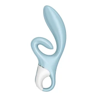 Вібратор-кролик Satisfyer Touch Me Blue, подвійний відросток, 3 потужні мотори — Просмотреть изображение 2