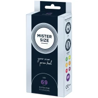 Презервативи Mister Size - pure feel - 69 (10 condoms), товщина 0,05 мм — Переглянути зображення 2