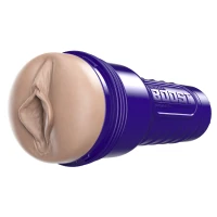 Мастурбатор-вагіна Fleshlight Boost Bang Light Medium Flesh, плаваючі кільця Turbo Tech — Переглянути зображення 3
