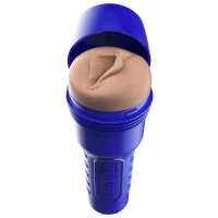 Мастурбатор-вагіна Fleshlight Boost Bang Light Medium Flesh, плаваючі кільця Turbo Tech — Переглянути зображення 2