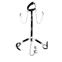 Бондажний набір з металевим анальним гаком Art of Sex Beatrice Bondage set with anal hook № 4 — Переглянути зображення 1