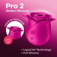 Вакуумний кліторальний стимулятор Satisfyer Pro 2 Modern Blossom, технологія Liquid Air — Переглянути зображення 6