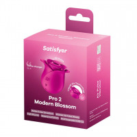 Вакуумный клиторальный стимулятор Satisfyer Pro 2 Modern Blossom, технология Liquid Air — Просмотреть изображение 7