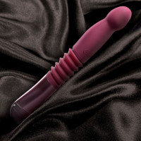 Пульсатор для точки G Blush Temptasia – Trixie Thrusting Dildo – Wine Red, 3 скорости — Просмотреть изображение 8