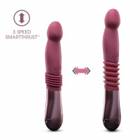 Пульсатор для точки G Blush Temptasia – Trixie Thrusting Dildo – Wine Red, 3 скорости — Просмотреть изображение 4