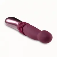 Пульсатор для точки G Blush Temptasia – Trixie Thrusting Dildo – Wine Red, 3 швидкості