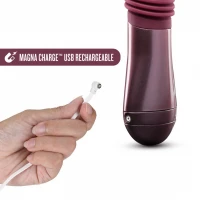 Пульсатор для точки G Blush Temptasia – Trixie Thrusting Dildo – Wine Red, 3 швидкості — Переглянути зображення 4