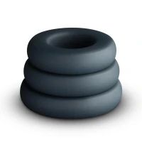 Набір ерекційних кілець Boners 3-Piece Hefty Cock Ring Set, діаметр 3,2 см, 3,8 см та 4,5 см — Переглянути зображення 3