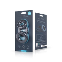 Набор эрекционных колец Boners 3-Piece Hefty Cock Ring Set, диаметр 3,2 см, 3,8 см и 4,5 см