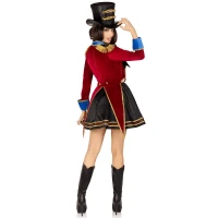 Костюм дресирувальниці Leg Avenue Ringmaster Costume M, сукня, капелюх — Переглянути зображення 5