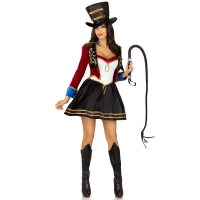 Костюм дресирувальниці Leg Avenue Ringmaster Costume M, сукня, капелюх — Переглянути зображення 4