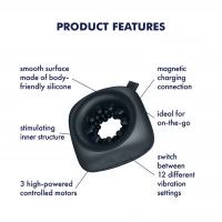Мастурбатор Satisfyer Ring Stroker, 12 режимів вібрації, універсальний, компактний — Переглянути зображення 5