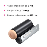 Інтерактивний смарт-мастурбатор Lovense Solace Pro, до 230–300 фрикцій на хвилину, до 14 годин роботи — Переглянути зображення 17