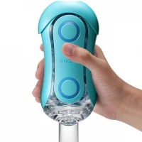 Мастурбатор Tenga Flip Orb — Ocean Blue, з можливістю зміни тиску та стимулювальними кульками всередині — Переглянути зображення 7