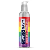 Лубрикант на силіконовій основі Swiss Navy Silicone 118 мл Pride Edition — Переглянути зображення 1