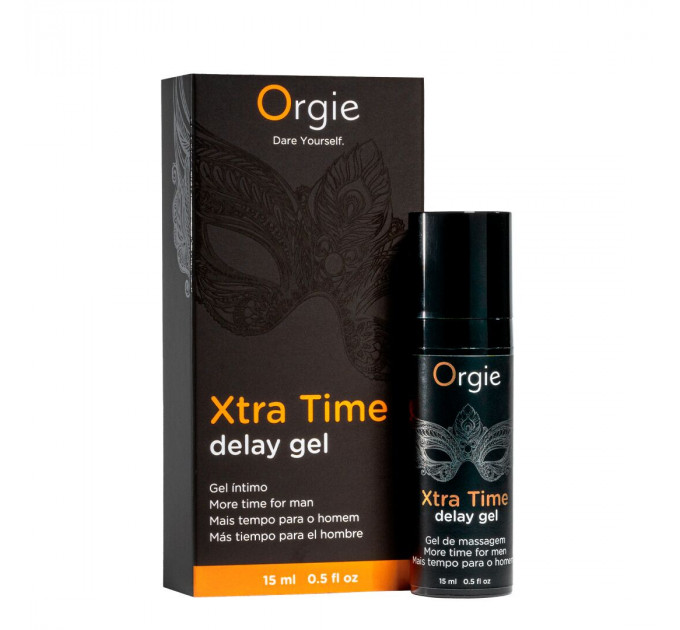 Гель-пролонгатор Orgie Xtra Time Delay Gel, 15 мл, на водній основі, без анестетиків