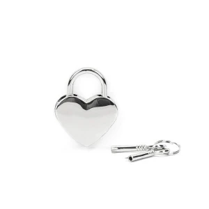 Замочок-сердечко Liebe Seele Heart Shape Padlock Silver (2 шт), універсальний